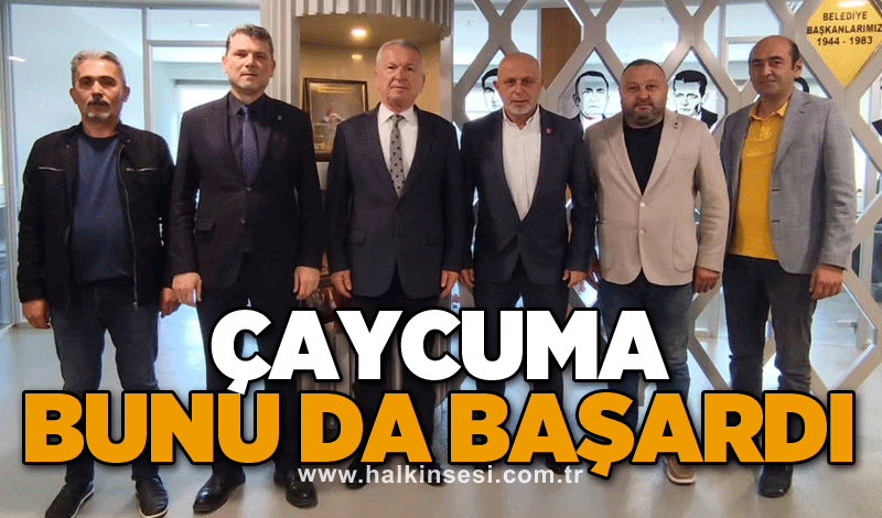 Çaycuma bunu da başardı