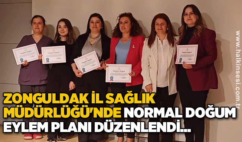 ZONGULDAK İL SAĞLIK MÜDÜRLÜĞÜ'NDE NORMAL DOĞUM EYLEM PLANI DÜZENLENDİ...