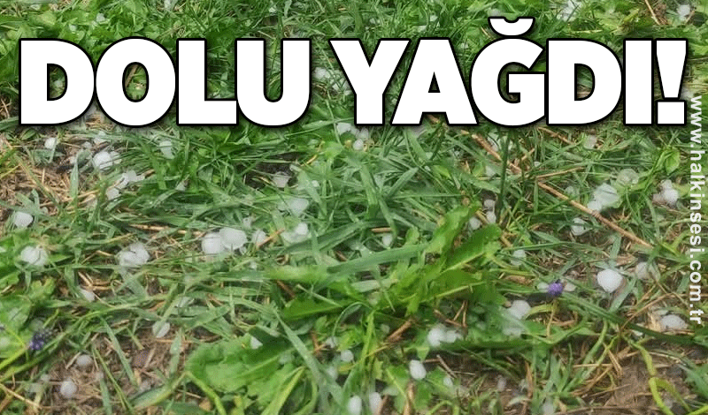 Dolu yağışı hayatı olumsuz etkiledi