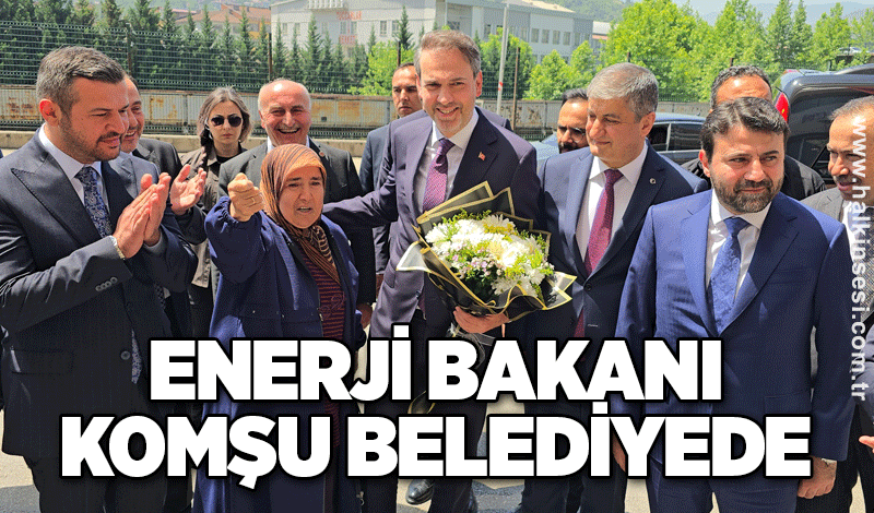 Bakan, komşu belediyede