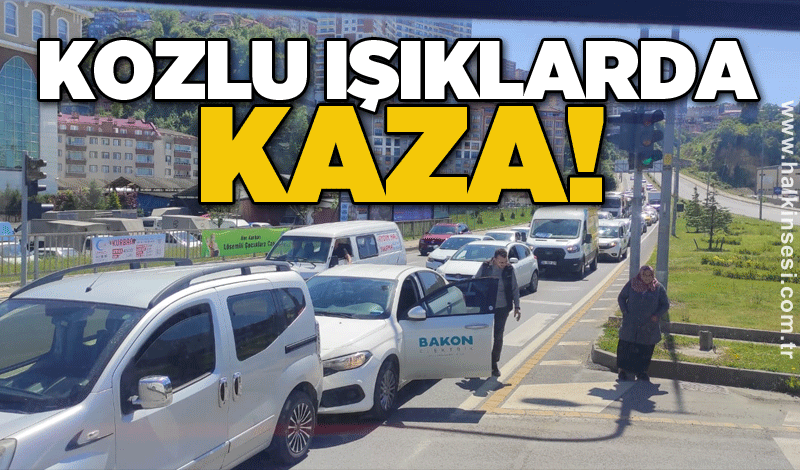 Kozlu ışıklarda kaza