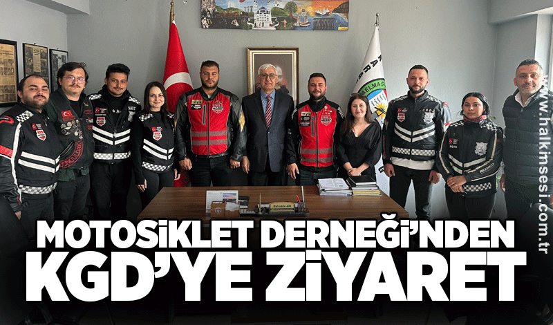 Motosiklet Derneği’nden Karaelmas Gazeteciler Derneği’ne ziyaret