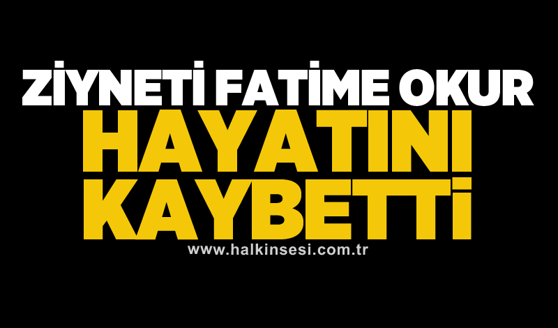 Ziyneti Fatime Okur hayatını kaybetti