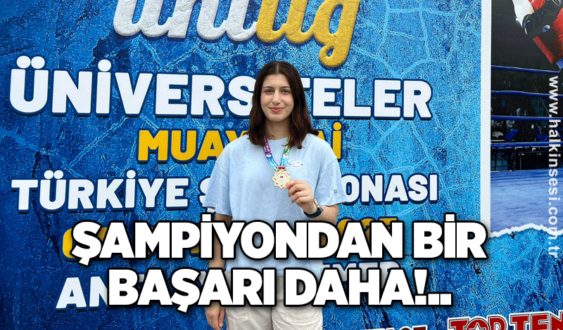 Dünya ve Türkiye Şampiyonu Sude Nur Basancı’dan Bir Başarı Daha