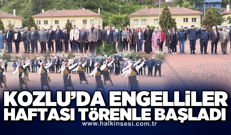 Kozlu’da Engelliler Haftası törenle başladı
