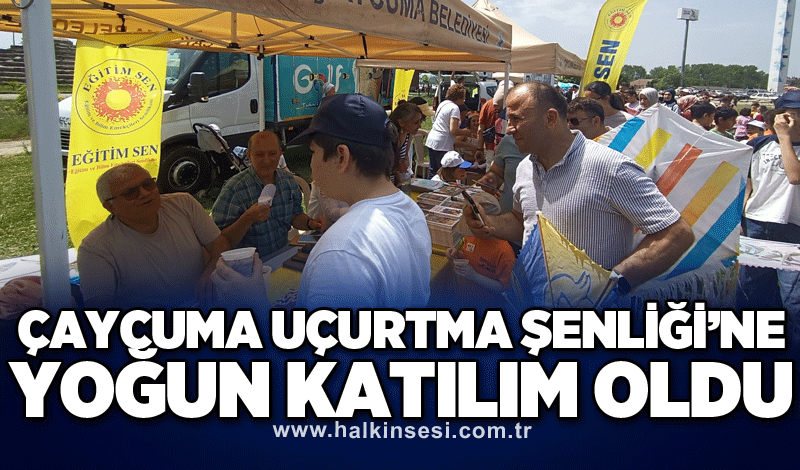 Çaycuma Uçurtma Şenliği’ne yoğun bir katılım oldu