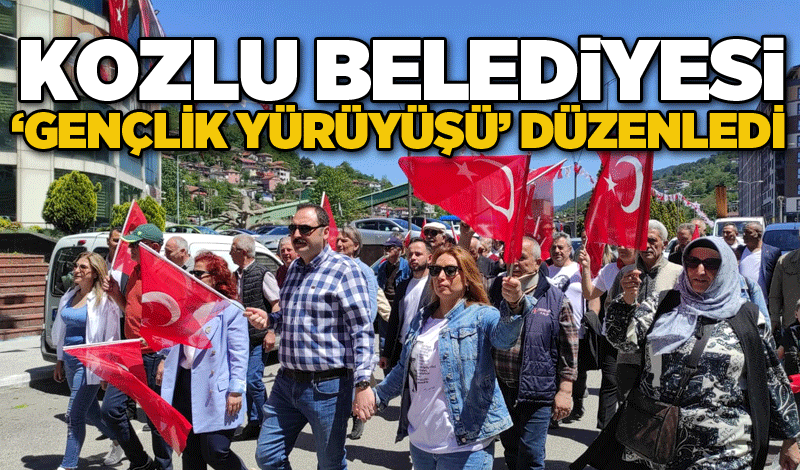 Kozlu Belediyesi ‘Gençlik Yürüyüşü’ düzenledi