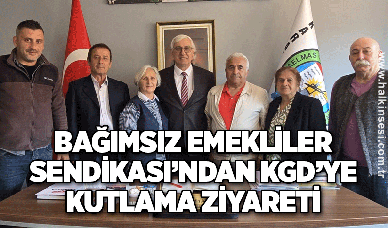 Bağımsız Emekliler Sendikası’ndan KGD’ye Kutlama Ziyareti