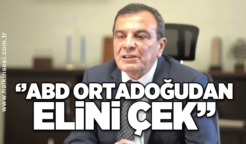 TMMOB: ABD ORTADOĞUDAN ELİNİ ÇEK