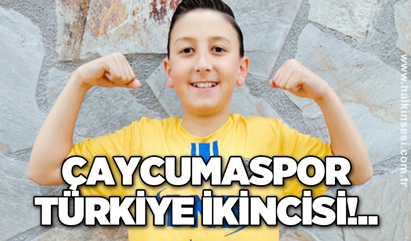 Çaycumaspor Türkiye ikincisi!..