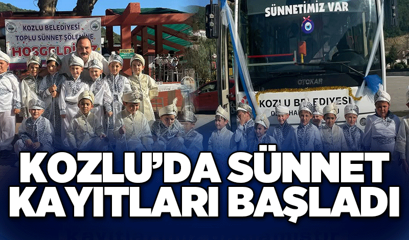 Kozlu’da sünnet kayıtları başladı