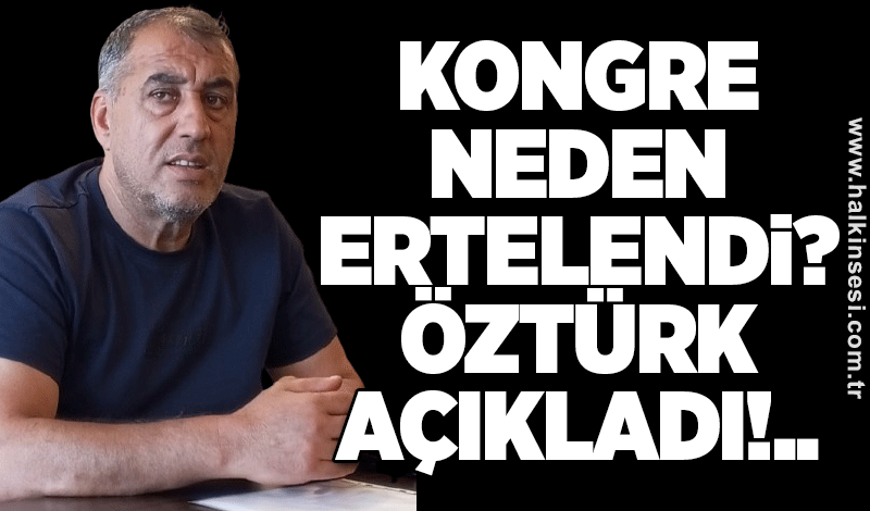 Zonguldakspor'un Kongresi neden ertelendi...Öztürk açıkladı!..