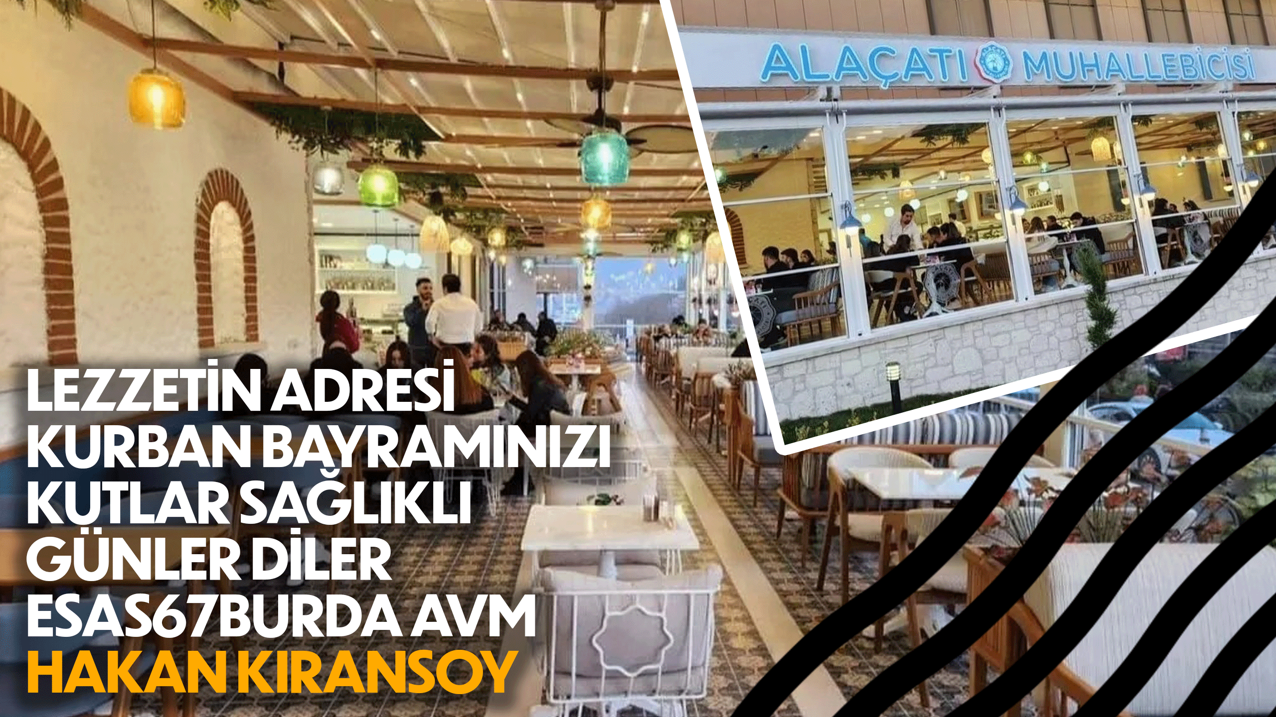 Alaçatı Muhallebicisi Kurban Bayramı'nı kutladı