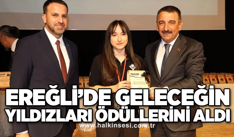 Ereğli’de geleceğin yıldızları ödüllerini aldı