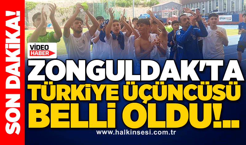 Zonguldak'ta Türkiye üçüncüsü belli oldu!..