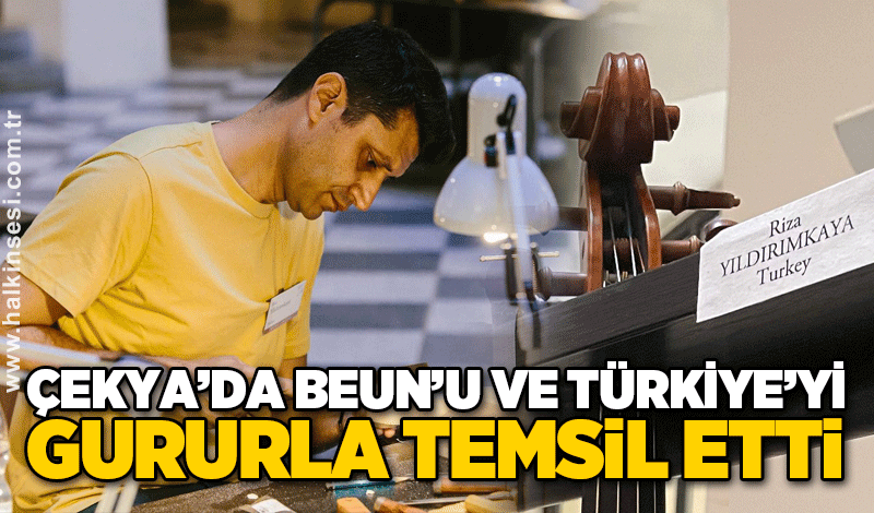 Çekya’da BEUN’u ve Türkiye’yi Gururla Temsil Etti