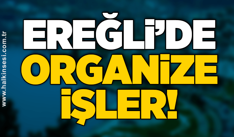 Ereğli’de Organize işler!