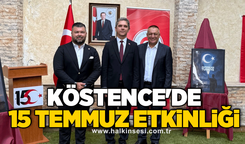 Köstence'de 15 Temmuz etkinliği