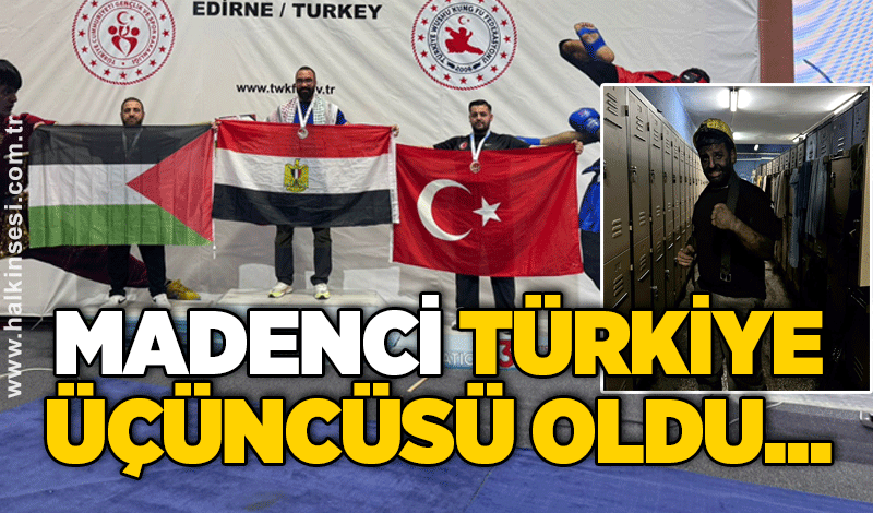 Madenci Türkiye üçüncüsü oldu....