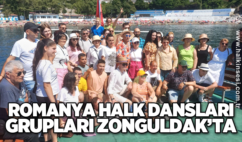 Romanya halk dansları grupları Zonguldak’ta