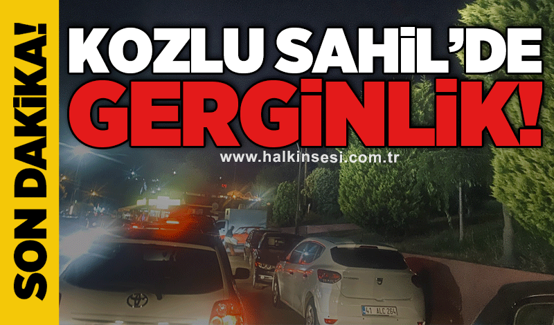 Kozlu Sahil’de gerginlik!