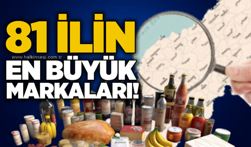 81 ilin en büyük markaları!