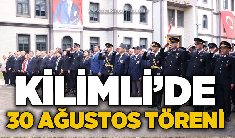 Kilimli'de 30 Ağustos Zafer Bayramı’nın 104. yıl dönümü törenle kutlandı