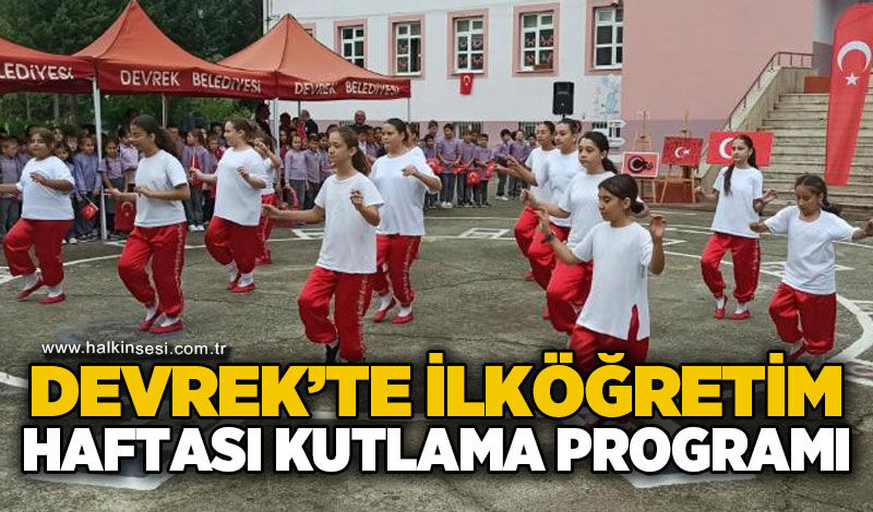Devrek’te İlköğretim Haftası programı düzenlendi
