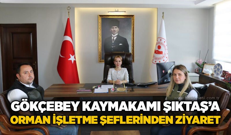 Gökçebey Kaymakamı Şıktaş’a Orman İşletme Şeflerinden ziyaret