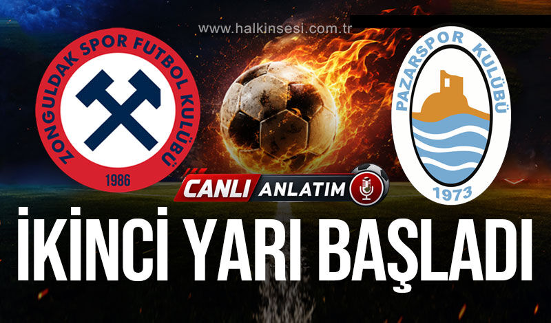 Zonguldakspor - Pazarspor | Canlı Anlatım