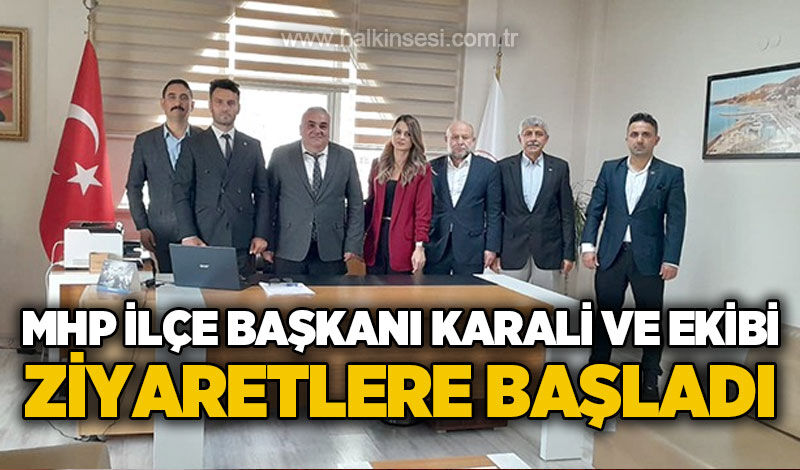 MHP’li Karali ve ekibi kongre sonrası Kozlu’da ziyaretlere başladı