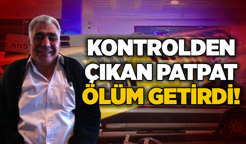 Kontrolden çıkan patpat ölüm getirdi!
