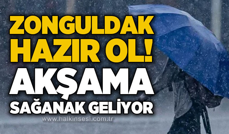 Zonguldak Belediyesi'nden kuvvetli sağanak yağış uyarısı!