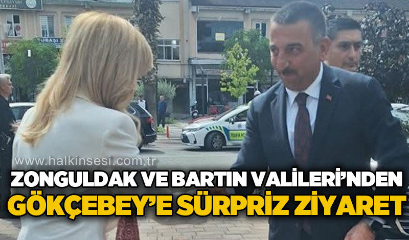 Zonguldak ve Bartın valilerinden Gökçebey’e sürpriz ziyaret