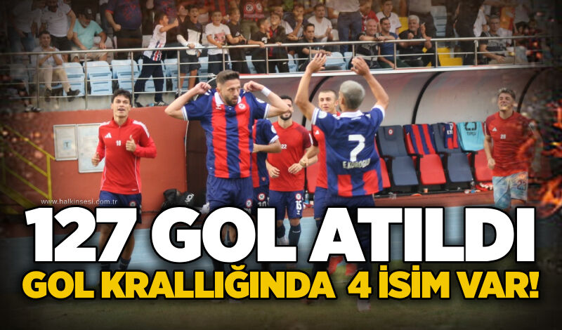 127 gol atıldı… Gol Krallığında 4 isim var!