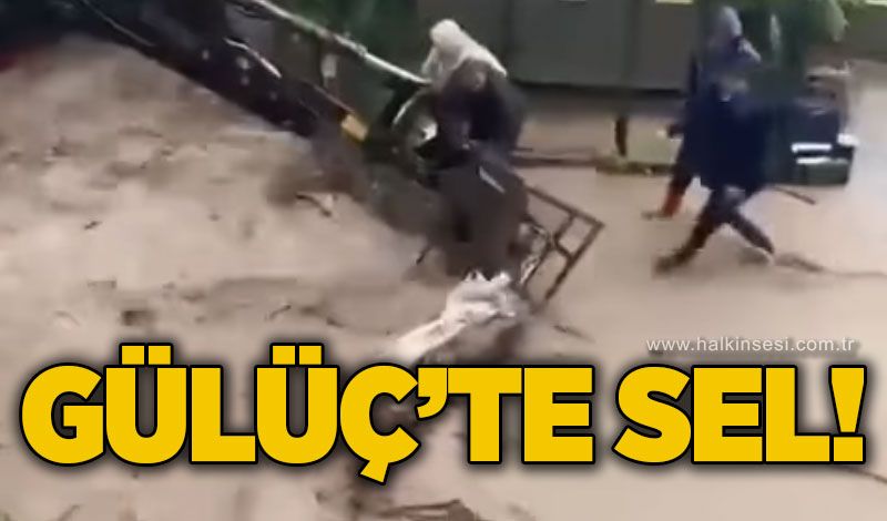 Gülüç'te sel felaketi: Mücadele sürüyor!