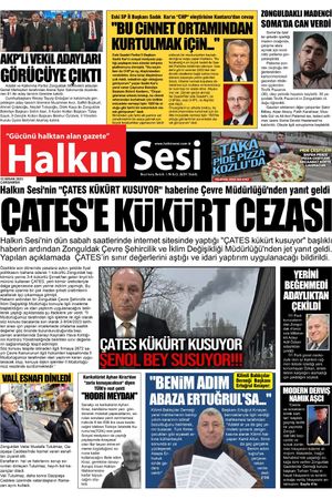 HALKIN SESİ GAZETESİ-Gücünü Halktan Alan Gazete - 12.04.2023 Manşeti