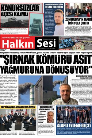 HALKIN SESİ GAZETESİ-Gücünü Halktan Alan Gazete - 13.04.2023 Manşeti