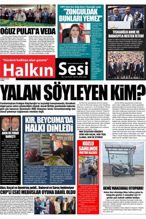 HALKIN SESİ GAZETESİ-Gücünü Halktan Alan Gazete - 05.05.2023 Manşeti